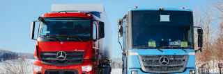Les camions Mercedes-Benz en test : eActros et eEconic face aux frimas de l’hiver